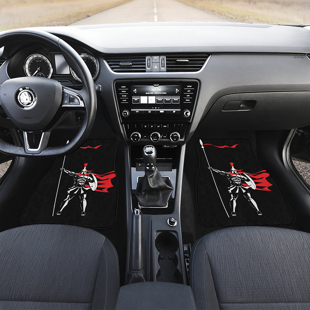 Spartan Warrior Print Front Car Floor Mats