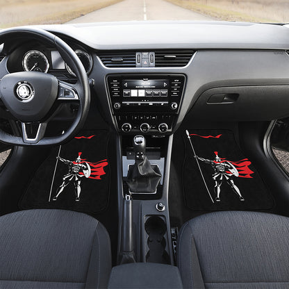 Spartan Warrior Print Front Car Floor Mats