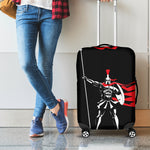 Spartan Warrior Print Luggage Cover