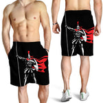 Spartan Warrior Print Men's Shorts