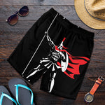 Spartan Warrior Print Men's Shorts