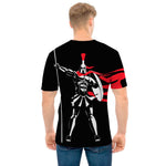 Spartan Warrior Print Men's T-Shirt