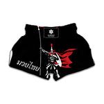 Spartan Warrior Print Muay Thai Boxing Shorts