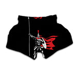 Spartan Warrior Print Muay Thai Boxing Shorts
