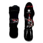 Spartan Warrior Print Muay Thai Shin Guard