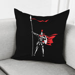 Spartan Warrior Print Pillow Cover
