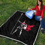Spartan Warrior Print Quilt