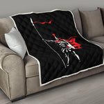 Spartan Warrior Print Quilt