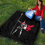 Spartan Warrior Print Quilt