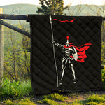Spartan Warrior Print Quilt