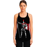 Spartan Warrior Print Women's Racerback Tank Top