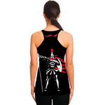 Spartan Warrior Print Women's Racerback Tank Top