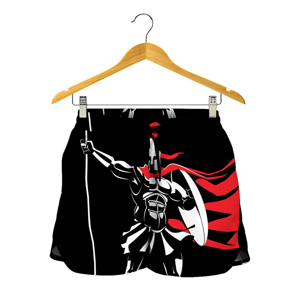 Spartan Warrior Print Women's Shorts