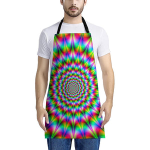 Spiky Psychedelic Optical Illusion Apron