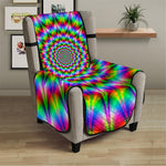 Spiky Psychedelic Optical Illusion Armchair Protector