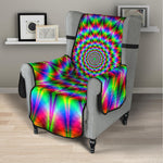 Spiky Psychedelic Optical Illusion Armchair Protector