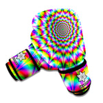 Spiky Psychedelic Optical Illusion Boxing Gloves