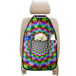 Spiky Psychedelic Optical Illusion Car Seat Organizers
