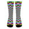 Spiky Psychedelic Optical Illusion Crew Socks