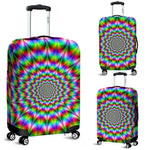 Spiky Psychedelic Optical Illusion Luggage Cover GearFrost