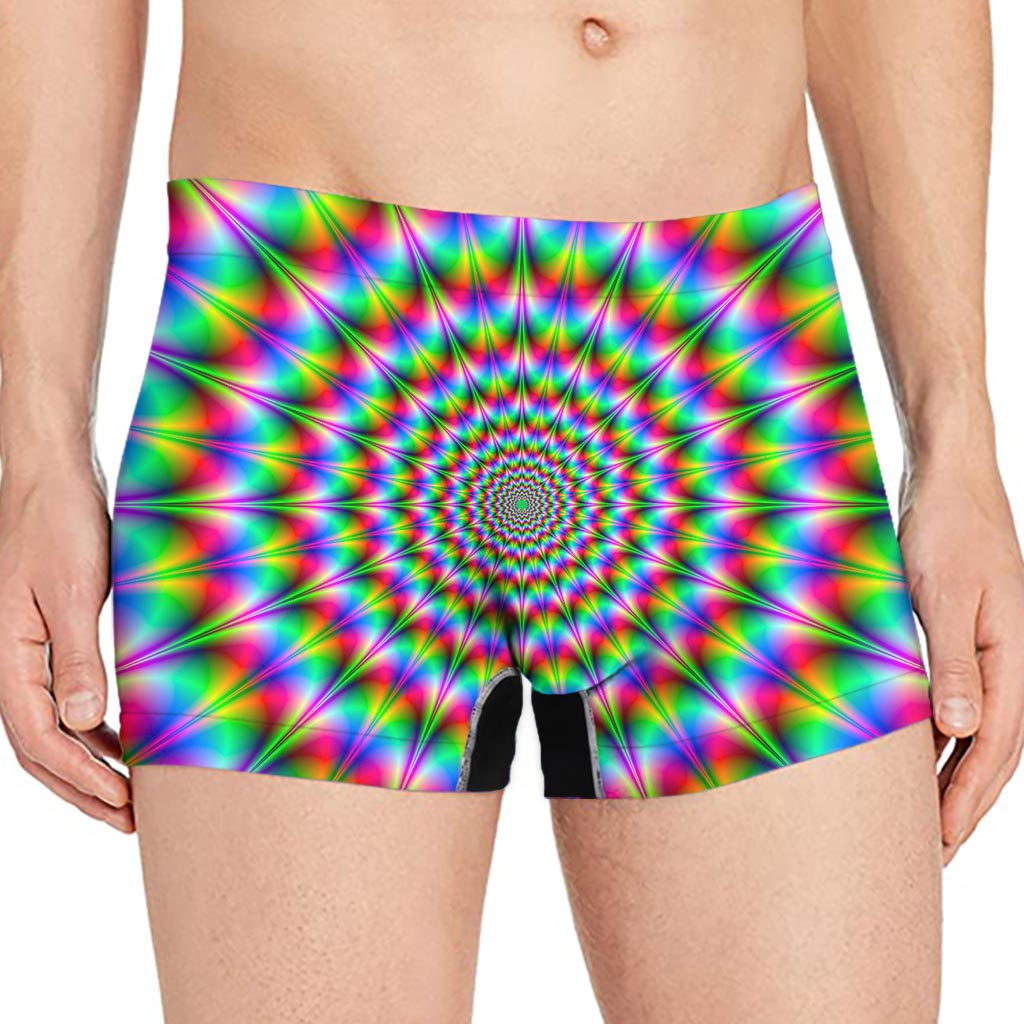 Spiky Psychedelic Optical Illusion Men's Boxer Briefs