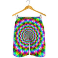 Spiky Psychedelic Optical Illusion Men's Shorts