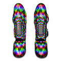 Spiky Psychedelic Optical Illusion Muay Thai Shin Guards