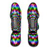 Spiky Psychedelic Optical Illusion Muay Thai Shin Guard