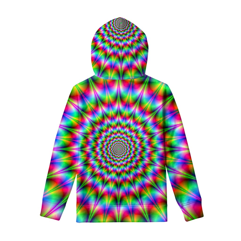 Spiky Psychedelic Optical Illusion Pullover Hoodie