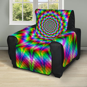 Spiky Psychedelic Optical Illusion Recliner Protector