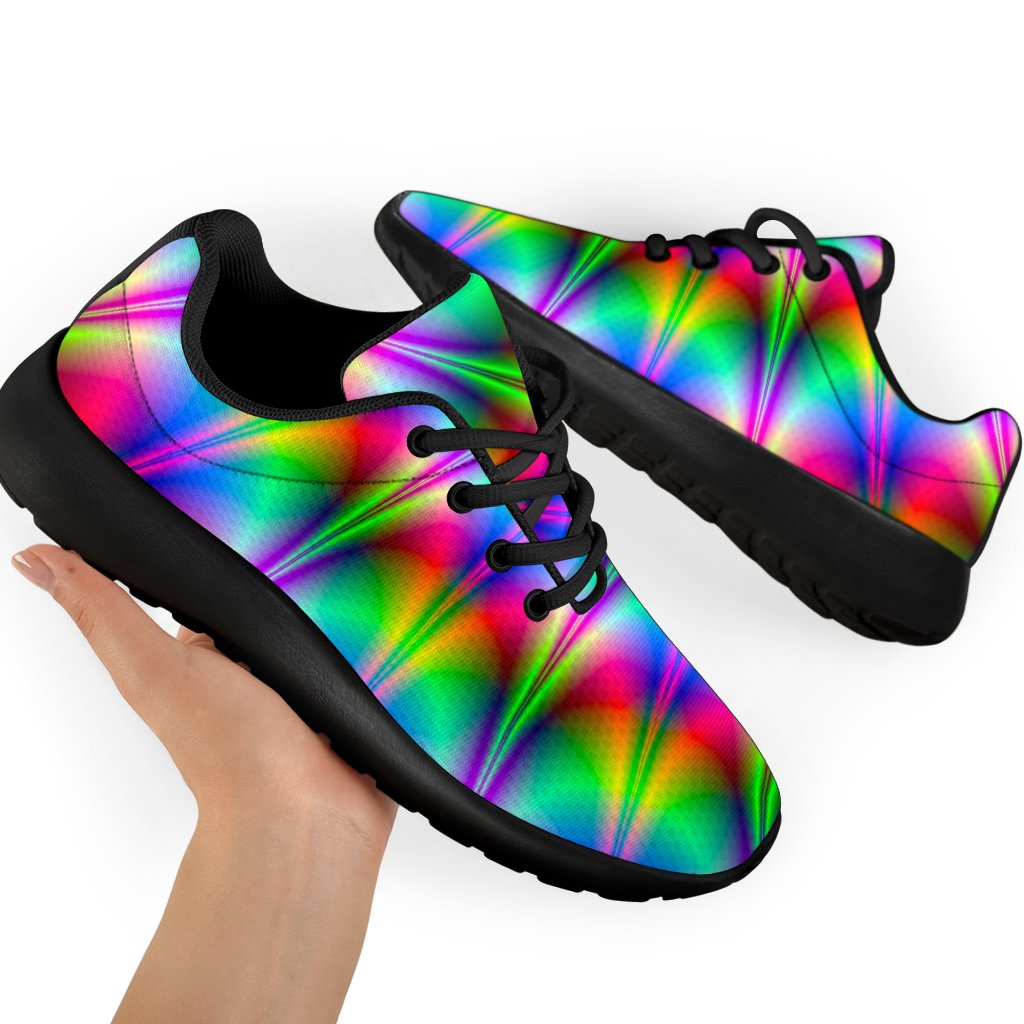 Spiky Psychedelic Optical Illusion Sport Shoes GearFrost