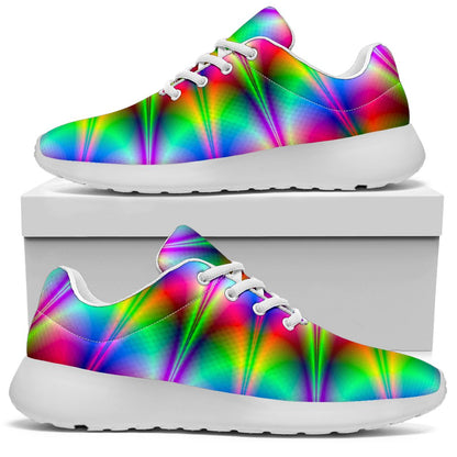 Spiky Psychedelic Optical Illusion Sport Shoes GearFrost