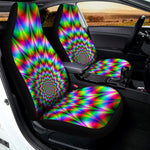 Spiky Psychedelic Optical Illusion Universal Fit Car Seat Covers