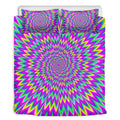 Spiky Spiral Moving Optical Illusion Duvet Cover Bedding Set