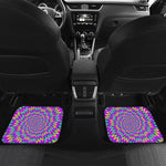 Spiky Spiral Moving Optical Illusion Front and Back Car Floor Mats