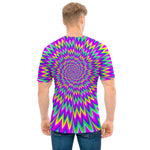 Spiky Spiral Moving Optical Illusion Men's T-Shirt