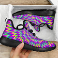 Spiky Spiral Moving Optical Illusion Mesh Knit Shoes