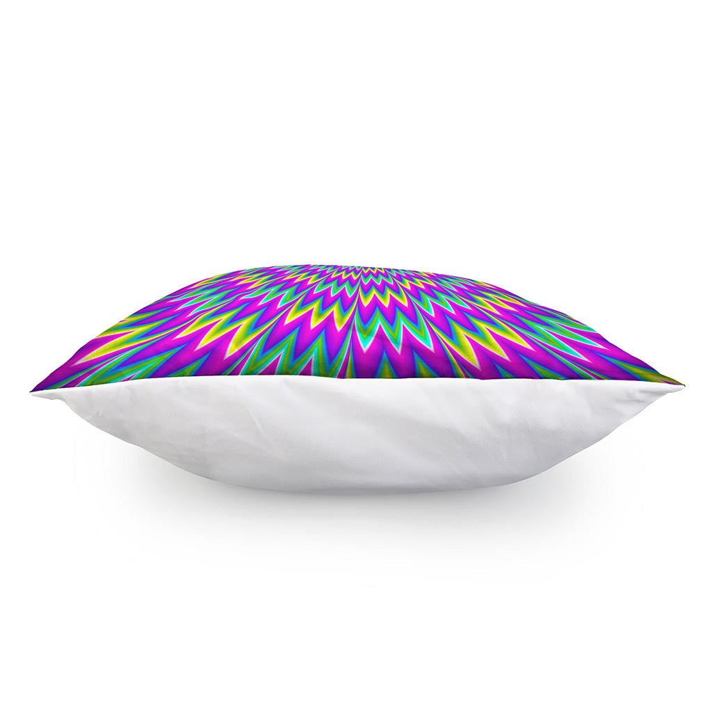 Spiky Spiral Moving Optical Illusion Pillow Cover