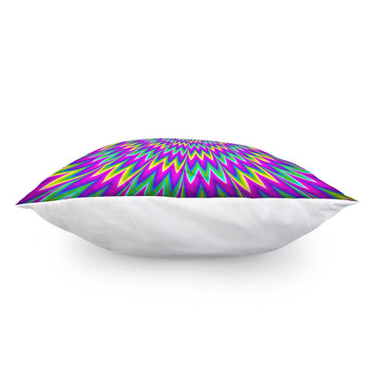 Spiky Spiral Moving Optical Illusion Pillow Cover
