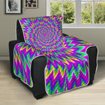 Spiky Spiral Moving Optical Illusion Recliner Protector