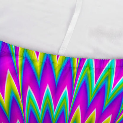 Spiky Spiral Moving Optical Illusion Sofa Cover