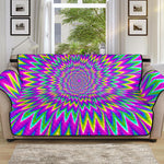 Spiky Spiral Moving Optical Illusion Sofa Protector