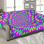 Spiky Spiral Moving Optical Illusion Sofa Protector