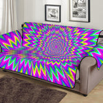 Spiky Spiral Moving Optical Illusion Sofa Protector