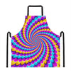 Spiral Colors Moving Optical Illusion Apron