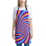 Spiral Colors Moving Optical Illusion Apron