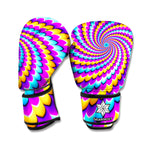 Spiral Colors Moving Optical Illusion Boxing Gloves