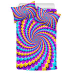 Spiral Colors Moving Optical Illusion Duvet Cover Bedding Set