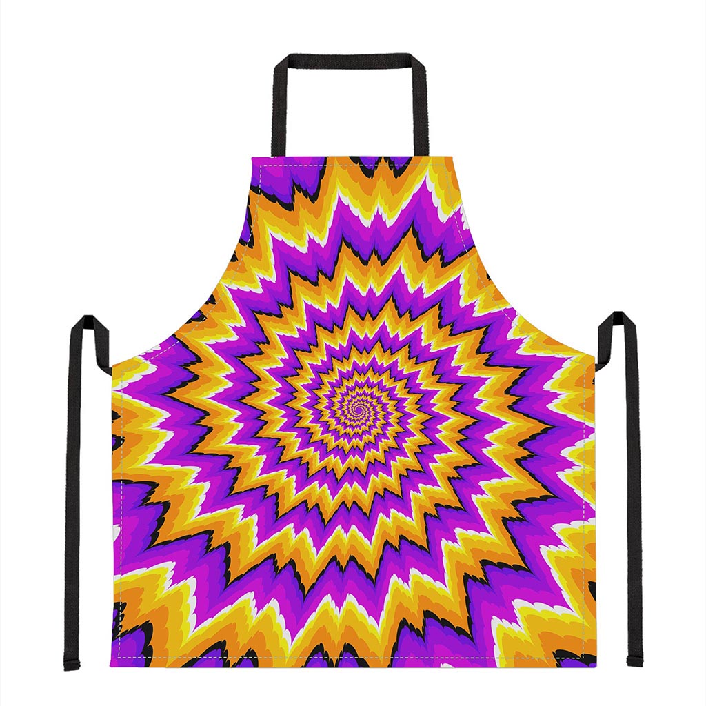 Spiral Expansion Moving Optical Illusion Apron