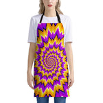 Spiral Expansion Moving Optical Illusion Apron